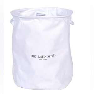 The Laundress White Collapsible Hamper